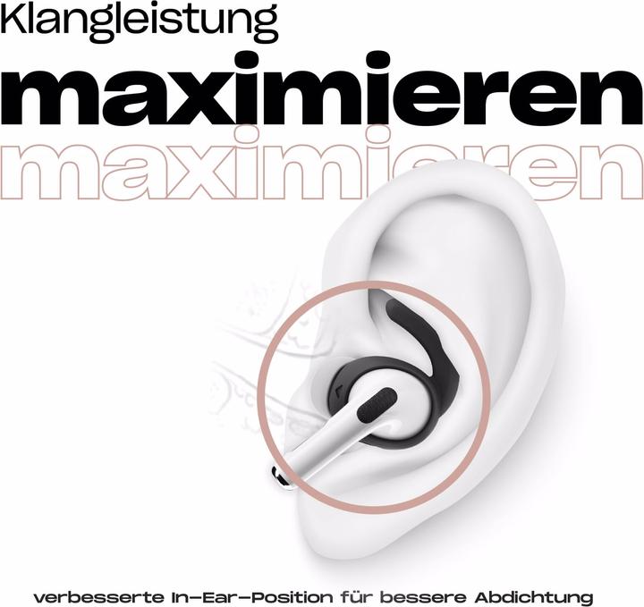 Image du produit Keybudz EarBuddyz pour AirPods Pro noir (AirPods Pro)