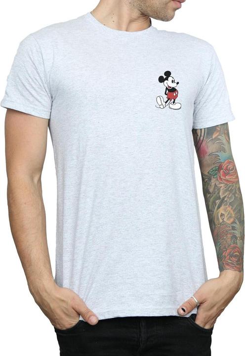 Immagine prodotto Disney Mickey Mouse Kickin Retro Chest Maglietta Uomo (M)