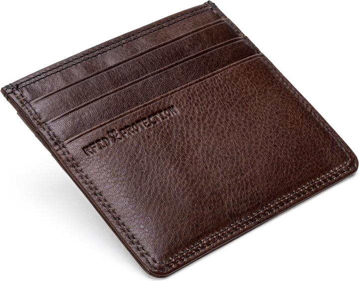 Actual product image Farmhood Memphis credit card holder RFID protection leather 10 cm