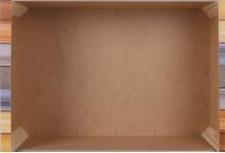 Produktbild Soler Hispania Holzkiste glänzend 58x39x21 natur confortime