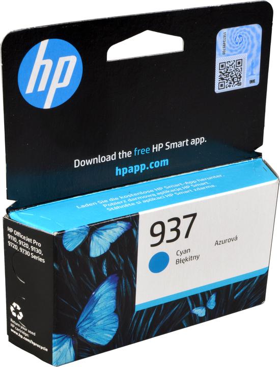 Immagine prodotto HP Cartuccia di inchiostro ciano originale 937, 1 pz (C)