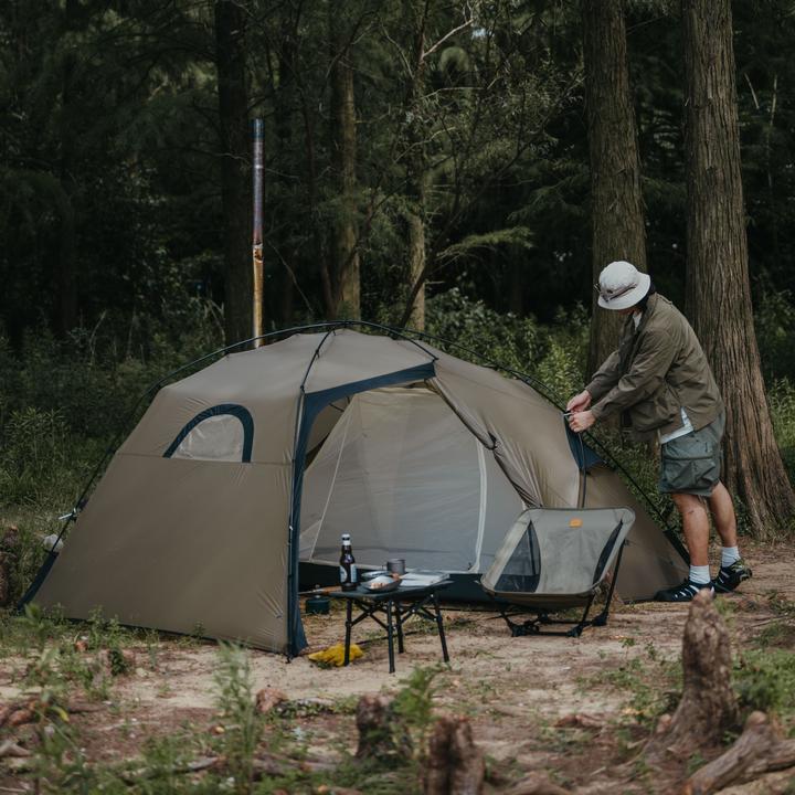 Actual product image Naturehike Massif Solo Tent Moon rock sand