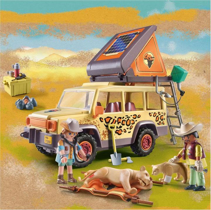 Actual product image Playmobil Wiltopia - With the off-road vehicle with the lions (71293, Playmobil Wiltopia)