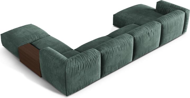Actual product image Micadoni Modular Panoramic Right Corner Sofa, "Martina", 5 Seats, 406x280x75 Made in Europe (Sofa landscape)
