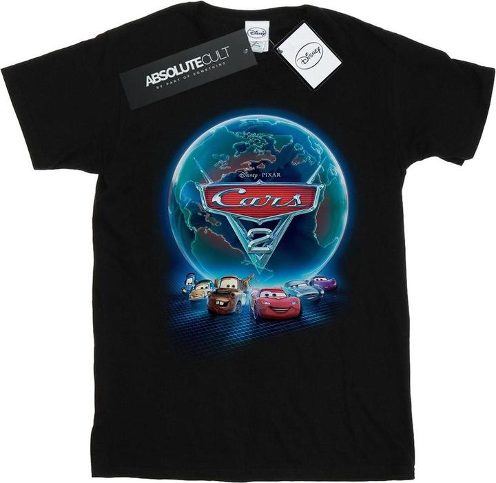Disney Cars Globe Movie Poster TShirt