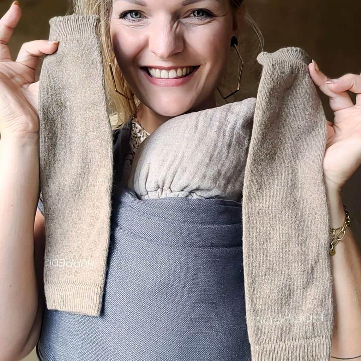 Immagine prodotto Hoppediz Scaldamuscoli Merino per bambini (Taglia unica)