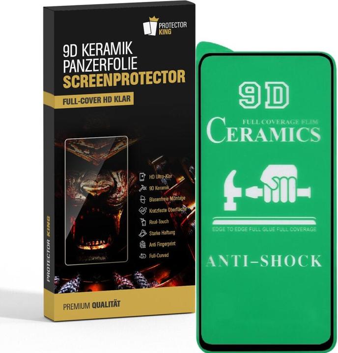 Actual product image Protectorking 3x Ceramic-Glass Full Cover HD Klar (3 Piece, Mi 10 Lite)