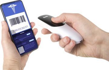 Produktbild Hamlet HBCS-2DUWB Barcode-Lesegerät Handlesegerät für Barcodes 1D/2D Schwarz, Weiss (2D-Barcodes, 1D-Barcodes)