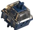 Actual product image Akko Astrolink Magnetic Switch, mechanisch, 5-Pin, linear, MX-Stem, 36g - 45 Stück, lubed