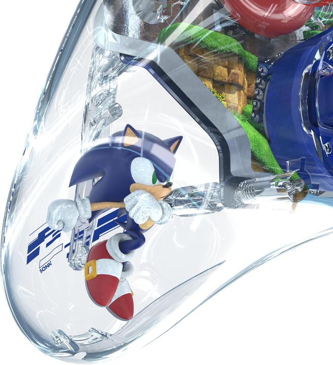Actual product image PDP Realmz Wired Controller - Sonic Green Hill (Switch OLED, Switch)