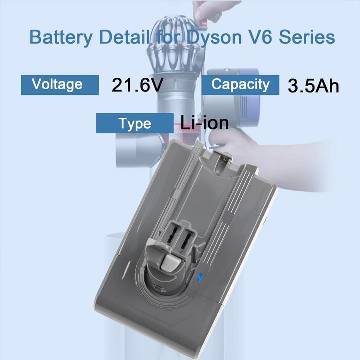 Produktbild Volt1799 Ersatzakku für Dyson V6 inkl. 2 Filter