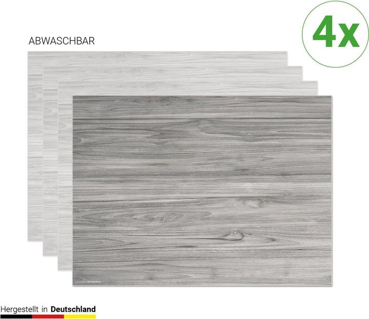 Produktbild CoverYourDesk Tischset Graue Holzmaserung