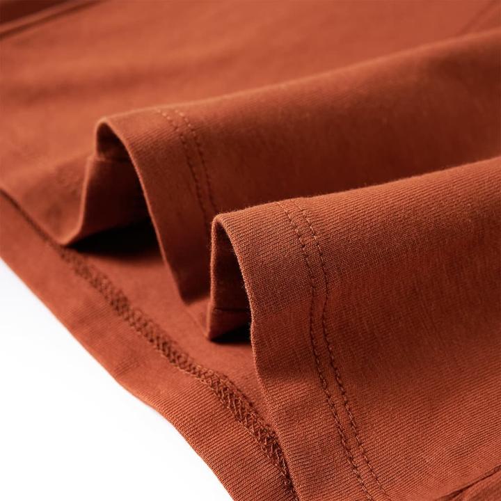 Immagine prodotto VidaXL Camicia da bambino a maniche lunghe Cognac 92,Materiale: 95 % cotone. 5 (92)