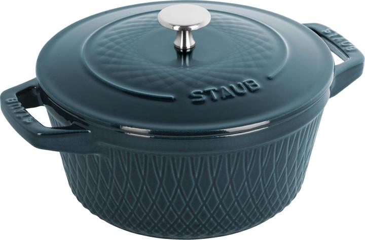 Produktbild Staub Twisted Cocotte (20 cm, Bräter + Schmortopf, Gusseisen)