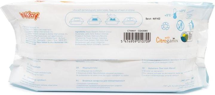Produktbild Nuby Antibakterielle Baby-Feuchttücher (80 Stück)