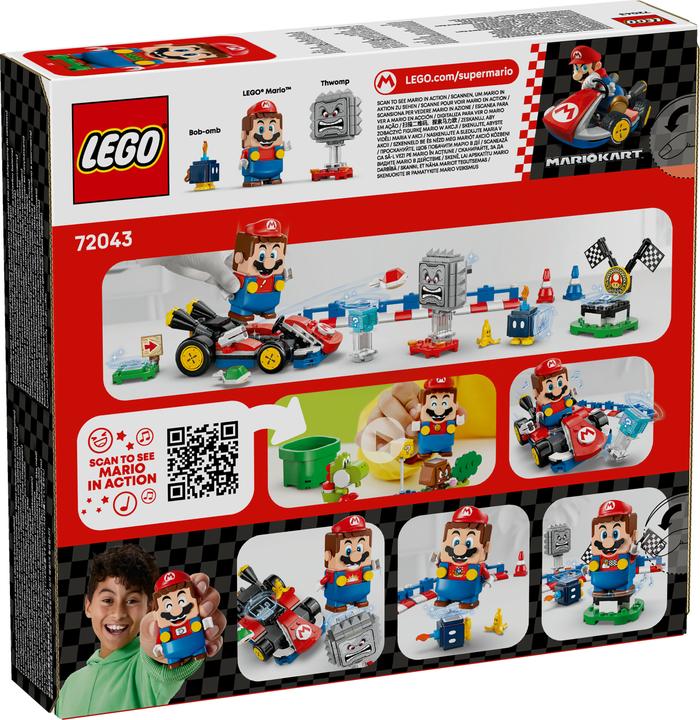 Immagine prodotto LEGO Mario Kart - Kart interattivo LEGO Mario & Standard (72043, LEGO Super Mario)