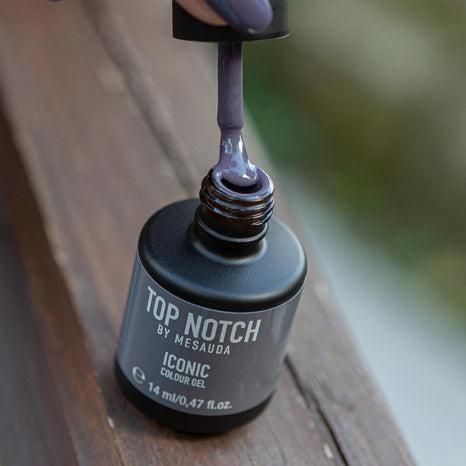 Actual product image Mesauda Top Notch Iconic 268 Arctic Circle 14ml Semi-Permanent Nail Polish (268 Arctic Circle, Top coat)