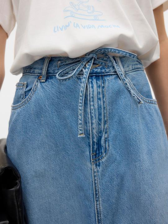 Actual product image Vero Moda VMHILLA Mittlere Taille Midirock Jeansrock (S)