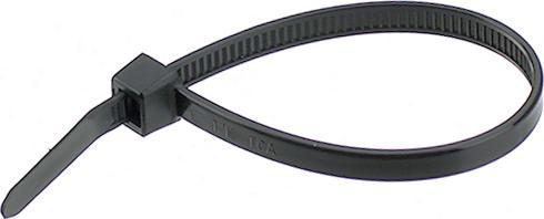 Actual product image HellermannTyton Cable tie black 204x4,7mm (Plastic cable ties, 210 mm, 100 pcs.)