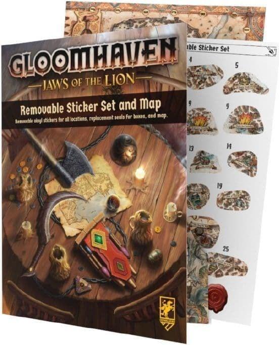Produktbild Cephalofair Games CPH00502 - Ablösbares Sticker-Set für Gloomhaven: Die Pranken des Löwen (Englisch)