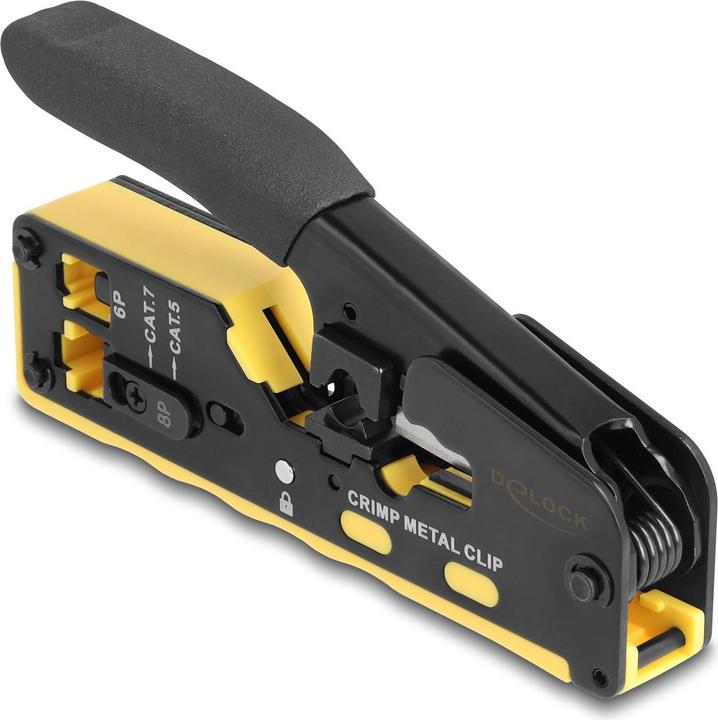 Produktbild Delock Crimpzange für 6P/8P RJ45/RJ11 Stecker Cat. 5/6/7 mit (135 mm)