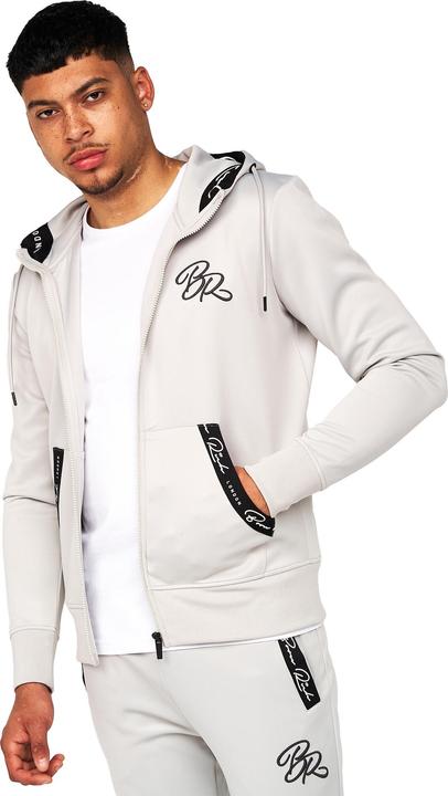 Born Rich Foletti Hoodie mit durchgehendem Reissverschluss (L)