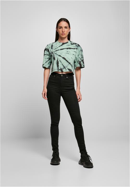 Actual product image Urban Classics Ladies Oversized Cropped Tie Dye Tee (4XL)