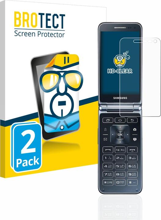 Produktbild BROTECT Schutzfolie Displayschutz Klar (2 Stück, Samsung Galaxy Z Fold2)