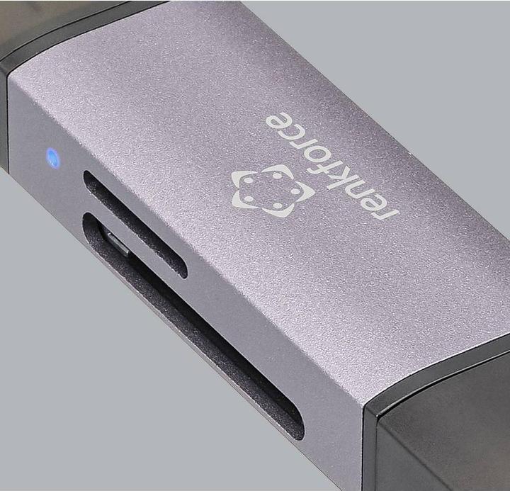 Immagine prodotto Renkforce RF-CR-200 USB-Kartenleser Smartphone/Tablet USB-A (USB 3.1 Gen 1), US (USB, USB 3.1 Gen 1)