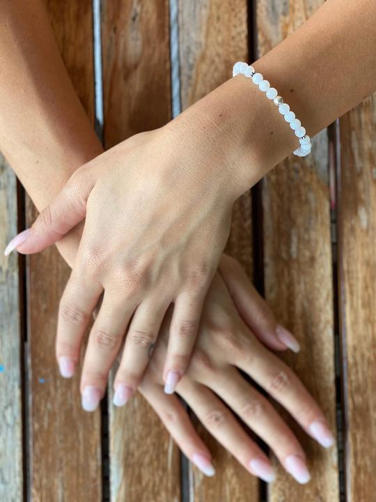 Immagine prodotto Balibay Melea (18 cm, Argento 925, Pietra lunare, Pietra preziosa)