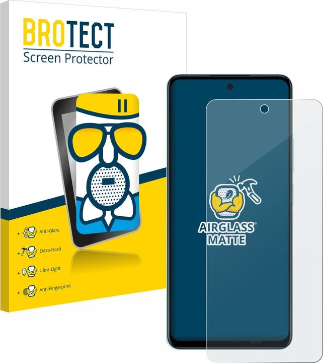 Produktbild BROTECT AirGlass Panzerglasfolie Matt (1 Stück, Oppo A58 4G)