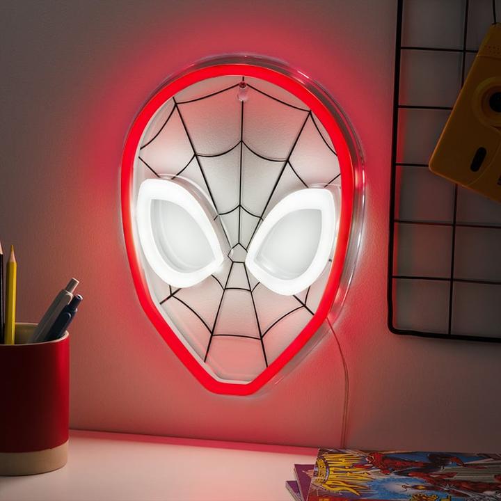 Actual product image Paladone Products Spiderman Wall Mountable LED Neon Light