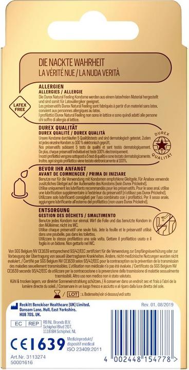 Produktbild Durex Natural Feeling (16 Stk.)