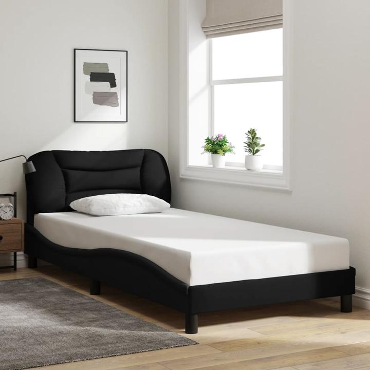 Actual product image VidaXL Bed frame with LED fabric (100 x 200 cm)