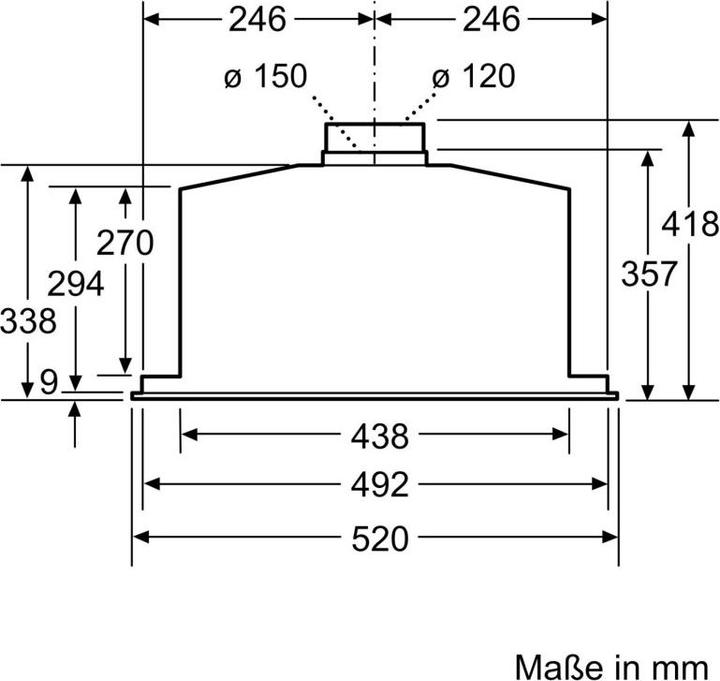 Image du produit Siemens Lb57574 (Hotte à tiroir)