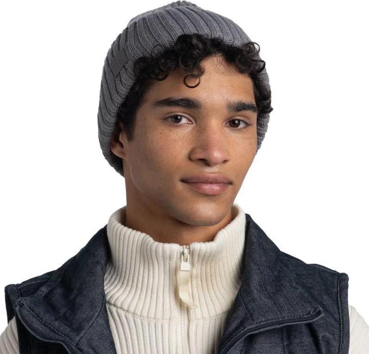 Actual product image Buff Knitted Hat RutgerGrey Heathe (One size)