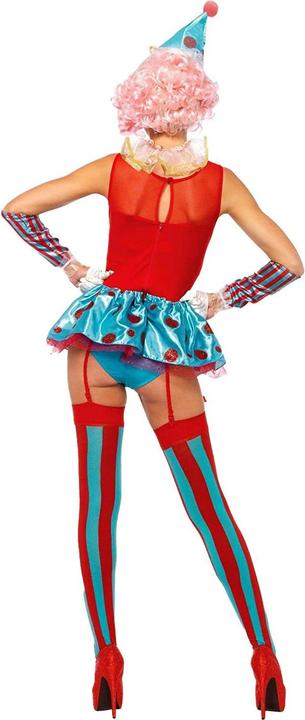 Actual product image Leg Avenue Sexy Zirkusclown Kostüm - Clown für Fasching und Halloween (L)