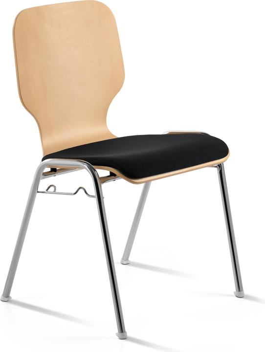 Stapelstuhl myDARIO 211604 01 26 397 schwarz Stoff