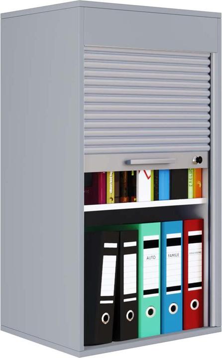 Productafbeelding VCM Houten kantoorkast Archiefkast Aktos L Rolluik afsluitbaar (50 x 40 x 93 cm)