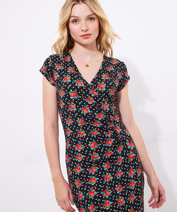 Actual product image Joe Browns Ditsy Floral Wrap Dress (34)