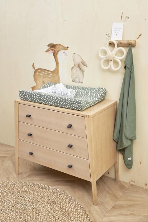 Produktbild Meyco Wickelauflagenbezug Cheetah - waldgrün - 50x70cm (50 x 70 cm)