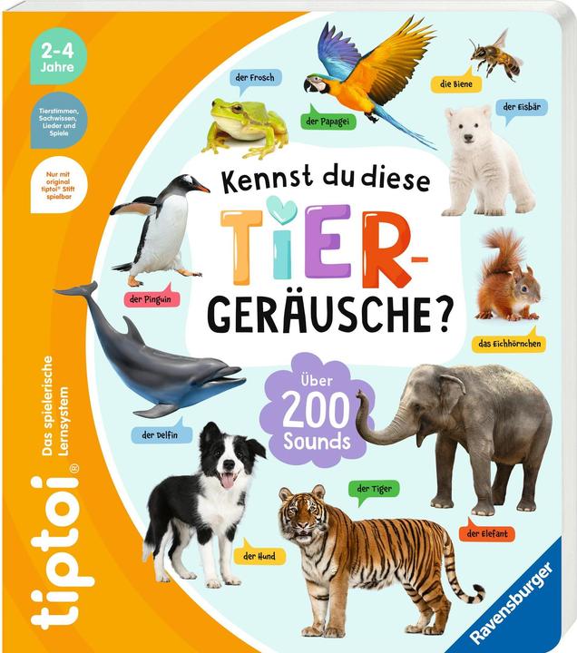Ravensburger tiptoi Kennst du diese Tiergeräusche? (Deutsch, 2025)