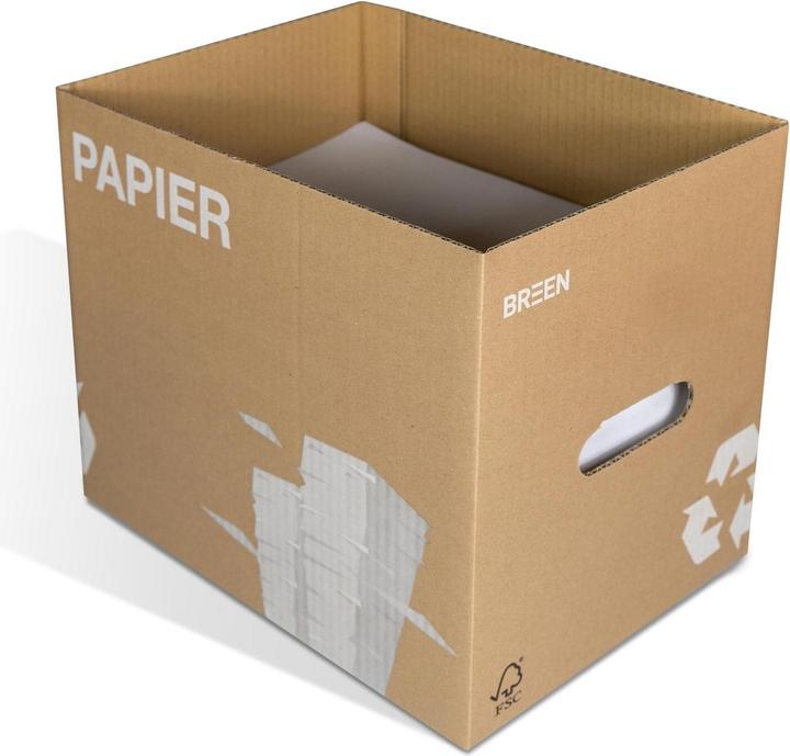 Brieger Altpapier Box (1 x 49.5 x 62.5 cm, 27.57 l)