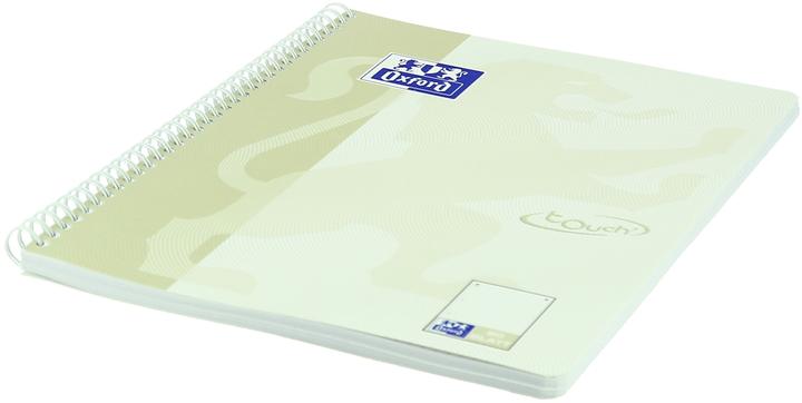 Image du produit Oxford TOUCH A4+ 400132395 pointillé, pierre claire 80 feuilles (A4+, Pointillés, Couverture rigide)