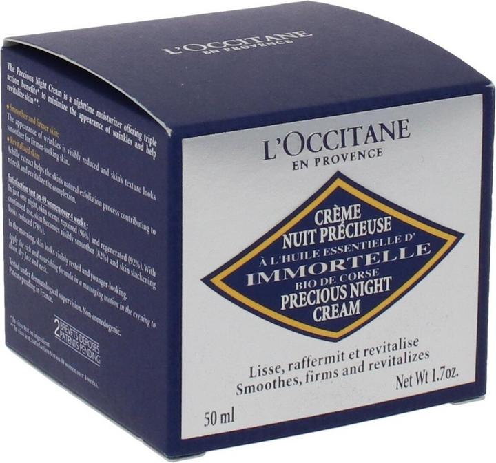 Image du produit L'Occitane Crème de nuit précieuse Immortelle (50 ml, Crème de nuit)