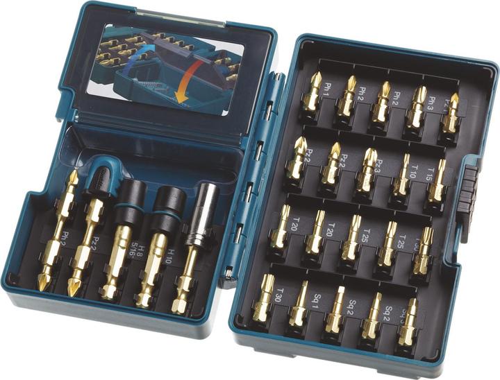 Produktbild Makita Torsion Bit-Set 26-tlg. (25mm, 6.35 mm (¼") Sechskant-Aufnahme)