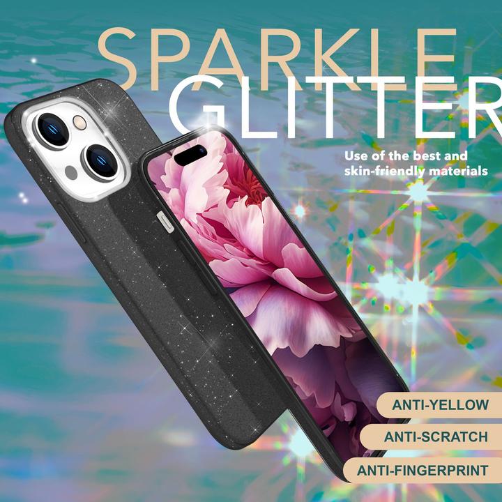 Produktbild Nalia Glitzer Hülle (Apple iPhone 15)