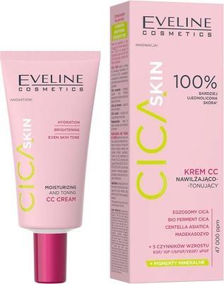 Eveline Cica Skin Cc Cream Moisturizing And Toning 30ml (30 ml, Tagescreme)