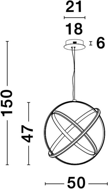 Produktbild Nova Luce Pendelleuchten (2627.01 lm)