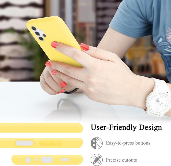 Actual product image Cadorabo TPU Liquid Silicone Case Cover (Samsung Galaxy A32 5G)